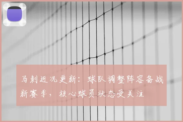 马刺近况更新：球队调整阵容备战新赛季，核心球员状态受关注